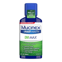 Reckitt Benckiser Cold Relief Mucinex Fast-Max DM Max 400 mg / 20 mg Strength Liquid 6 oz.