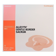 Smith & Nephew Silicone Foam Dressing Allevyn Gentle Border 8-1/2 x 9