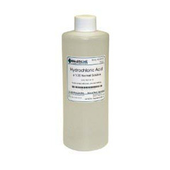 EDM 3 Chemistry Reagent Hydrochloric Acid ACS Grade 1.0 N 16 oz., 1/EA