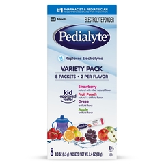 Abbott Nutrition Pedialyte Electrolyte Powder, Assorted Flavors