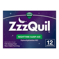 Procter & Gamble Sleep Aid ZzzQuil™ 12 per Box Caplet 25 mg Strength