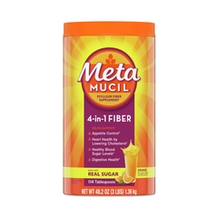 Procter & Gamble Fiber Supplement Metamucil&reg; Orange Flavor Powder 48.2 oz. 3.4 Gram Strength Psyllium Husk