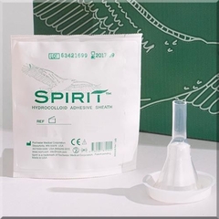Bard Medical Male External Catheter Spirit2 Self-Adhesive Band Hydrocolloid Silicone Medium, 1/EA