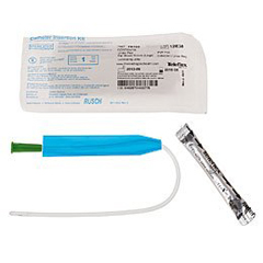 Teleflex Medical Intermittent Catheter Tray FloCath&reg; Quick™ Closed System / Straight Tip 14 Fr. Without Balloon Hydrophilic Coated Silicone