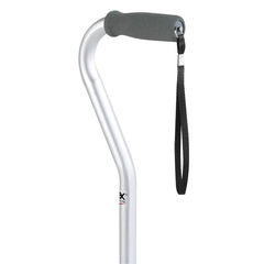 Apex-Carex Offset Cane Carex Aluminum 29 to 38 Inch Height Silver