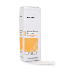 McKesson Gauze Sponge Cotton Gauze 8-Ply 2 x 2