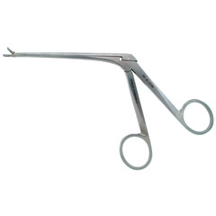 BR Surgical Nasal Forceps BR Surgical Weil-Blakesley 7-1/2 Inch Length OR / Surgical Grade German Stainless Steel NonSterile NonLocking Finger Ring Handle Straight Oval Cup Tips, 1/EA