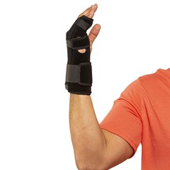Hely & Weber Hand / Finger Brace TKO Standard Neoprene / Nylon / UBL Right Hand Black X-Large, 1/EA