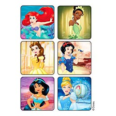 Medibadge Disney&reg; 75 per Roll Princesses New Classics Sticker 2-1/2 Inch, 1/RL