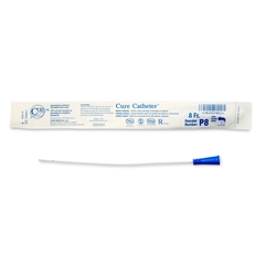 MON841282CS - Cure Medical - Urethral Catheter Cure Catheter Straight Tip Uncoated PVC 8 Fr. 10", 300 EA/CS