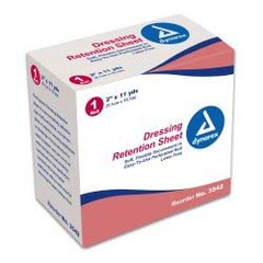Dynarex Water Resistant Dressing Retention Tape without Liner Dynarex&reg; White 2 Inch X 11 Yard Nonwoven / Adhesive NonSterile, 1/CS