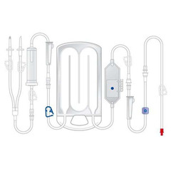 Solventum Corporation Fluid Warming Set Ranger™HiFlow Pump 1 Port 20 Drops / mL Drip Rate 150 Micron Filter Blood / Solution, 1/CS