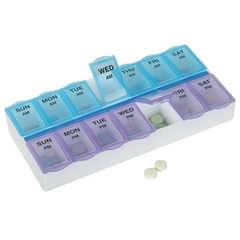 Apothecary Products Pill Organizer 7 Day 2 Dose, 1/EA