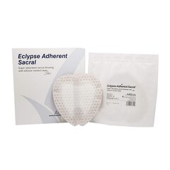 Mediusa Super Absorbent Dressing Eclypse&reg; Adherent Sacral 8-1/2 X 9 Inch Sacral Sterile, 10/BX