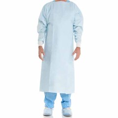 Halyard Chemotherapy Procedure Gown 2X-Large Blue NonSterile ASTM F739-12 Disposable, 10 per Bag