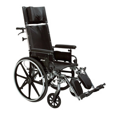 Drive Medical Lightweight Wheelchair Viper Plus GT Dual Axle Full Length Arm Black Upholstery 16 Inch Seat Width Adult 300 lbs. Weight Capacity, 1/EA