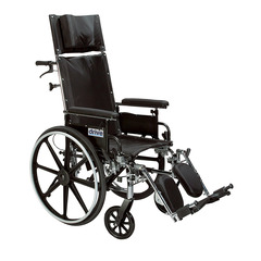 Drive Medical Lightweight Wheelchair Viper Plus GT Dual Axle Desk Length Arm Black Upholstery 20 Inch Seat Width Adult 300 lbs. Weight Capacity, 1/EA