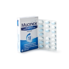 Reckitt Benckiser Cough Relief Mucinex 600 mg Strength Tablet 20 per Box, 20 EA/BX