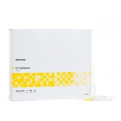 McKesson Peripheral IV Catheter Select&reg; 24 Gauge 3/4