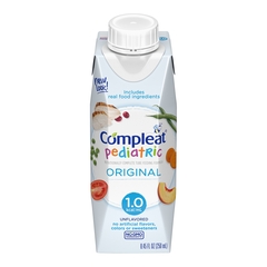 Nestle Healthcare Nutrition Pediatric Tube Feeding Formula Compleat&reg; Pediatric 250 mL Carton Ready to Use Unflavored Ages 1-13 Years
