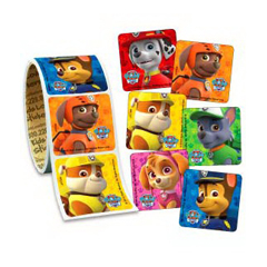 paw patrol sticker box