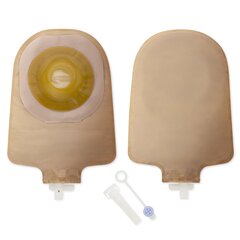 Hollister Urostomy Pouch Premier One-Piece System 9 Inch Length 5/8 Inch Stoma Drainable Convex, Pre-Cut, 5/BX