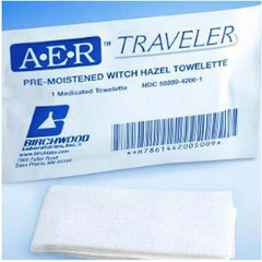 Birchwood Laboratories Hemorrhoid Relief AER™ Traveler Pad 50 per Box, 600/CS