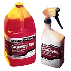 Ecolab Surface Cleaner / Degreaser Greasestrip Plus&reg; Liquid 32 oz. Bottle Unscented, 6 EA/CS