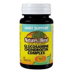 National Vitamin Company Glucosamine and Chondroitin Supplement Nature's Blend 250 mg / 200 mg Strength Capsule 60 per Bottle