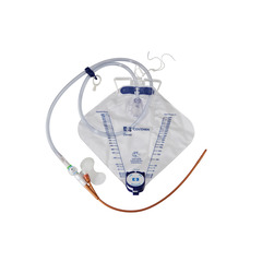 Cardinal Health Indwelling Catheter Kit Dover Silver Foley 18 Fr. Silver Hydrogel Coated Silicone, 10 EA/CS