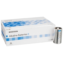 MON862352EA - McKesson - Alkaline Battery C Cell 1.5V Disposable 24 Pack, 1/EA