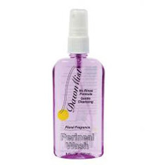 Donovan Industries Rinse-Free Perineal Wash DawnMist&reg; Liquid 8 oz. Pump Bottle Floral Scent, 36 EA/CS