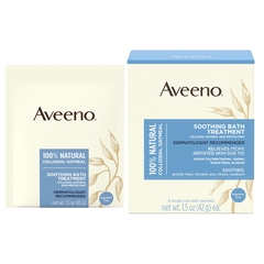 Johnson & Johnson Bath Additive Aveeno&reg; 1.5 oz. Individual Packet Powder Unscented