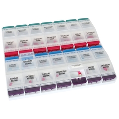 Apothecary Products Pill Organizer Medtime Planner&reg; X-Large 7 Day, 3 EA/PK