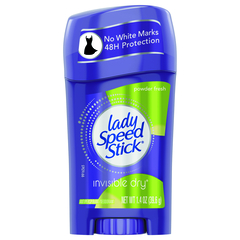 Colgate-Palmolive Antiperspirant / Deodorant Lady Speed Stick Solid 1.4 oz. Powder Fresh Scent