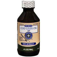 Humco Cod Liver Oil Humco 5000 IU Strength Liquid 4 oz.