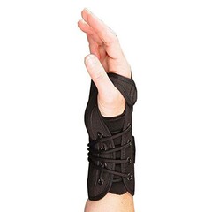 Performance Health Wrist Brace Sammons Preston&reg; Aluminum / Flannel Right Hand Black Small, 1/EA