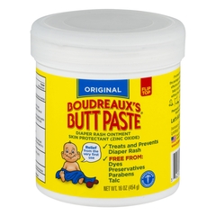C.B. Fleet Diaper Rash Treatment Boudreaux's Butt Paste 16 oz. Jar