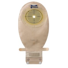 Coloplast Ostomy Pouch SenSura&reg; One-Piece System 11-1/2 Inch Length, Maxi 1 Inch Stoma Drainable Flat, Pre-Cut