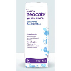 Nutricia Pediatric Oral Supplement Neocate&reg; Splash 237 Calories Unflavored 8 oz.