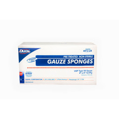 Dukal Surgical Sponge x-Ray Detectable 100% Woven Cotton 4 x 4