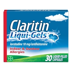 MSD Consumer Care Allergy Relief Claritin&reg; Liquigels&reg; 10 mg Strength Tablet 30 per Box