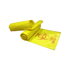 MON877135PK - Colonial Bag - Infectious Linen Bag Bag 33 gal. Yellow Bag HDPE 30-1/2 x 43", 25 EA/PK
