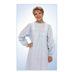 Salk Patient Exam Gown Lady Lace™ One Size Fits Most Female Pink Rosebud Print