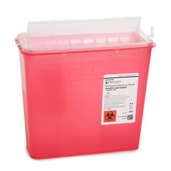 McKesson Sharps Container Prevent&reg; 5 Quart Horizontal Entry Lid