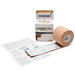 Kinesio Tex Gold FP Kinesiology Tape Kinesio Tex Gold FP Water Resistant  Cotton 2 Inch X 5-1/2 Yard Beige NonSterile, 1/RL - KMS LLC GKT15024FP RL -  Betty Mills