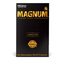 Total Access Group Condom Trojan&reg; Magnum&reg; Lubricated Large 1,000 per Case, 1000/CS