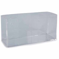 McKesson Glove Box Holder Horizontal Mounted 1-Box Capacity Clear 4 X 6.5 X 10.5 Inch Plastic, 1 Each