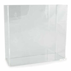 McKesson Glove Box Holder Horizontal Mounted 2-Box Capacity Clear 4-1/4 X 10 X 11 Inch Plastic, 1 Each