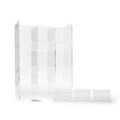 McKesson Tiered Tube Organizer McKesson 9 Place Clear 5-1/2 X 11-1/2 X ...
